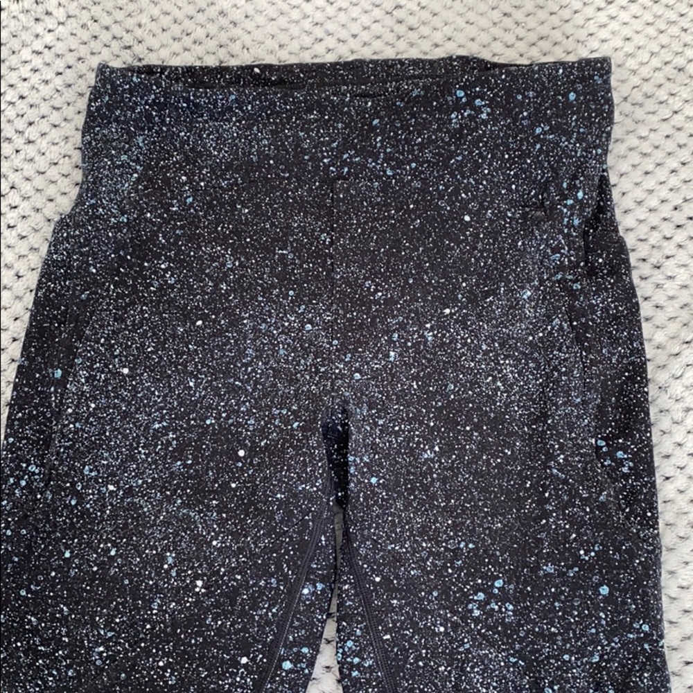 Cropped galaxy lululemon leggings